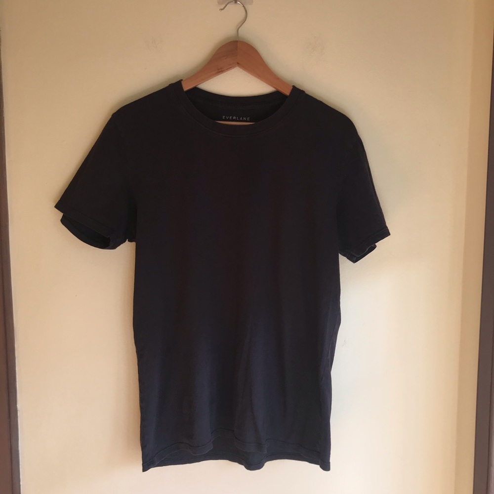 Men’s Everlane Black Cotton T-shirt (Medium)